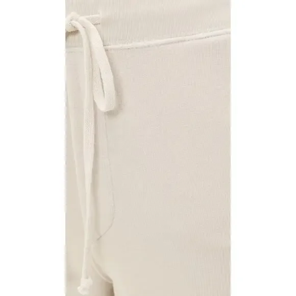 NWT Nili Lotan XS Nolan $290 Ivory Cotton Pants Drop Crotch Paris Sweats Joggers